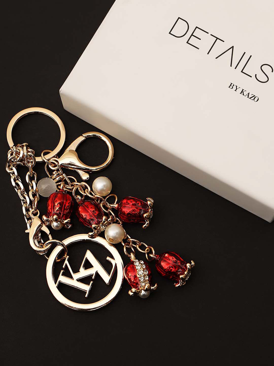 Kazo Blush Bouquet Bag Charm