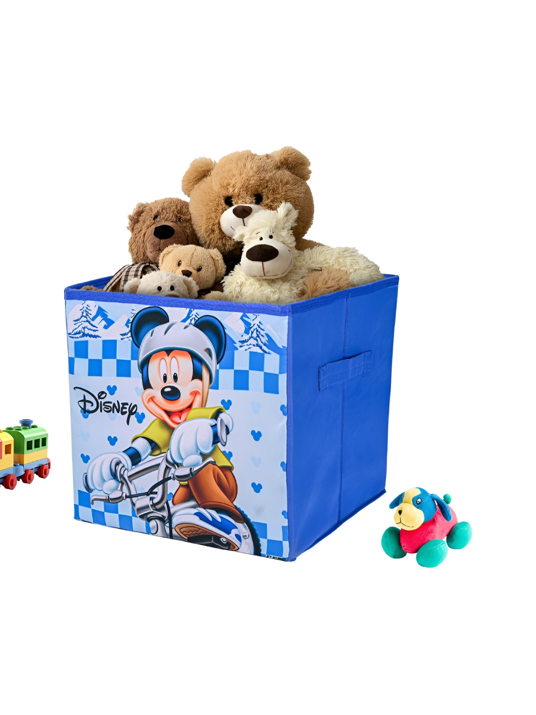 Aura Blue Non-Woven Wardrobe Clothe Organizer for Storage Box