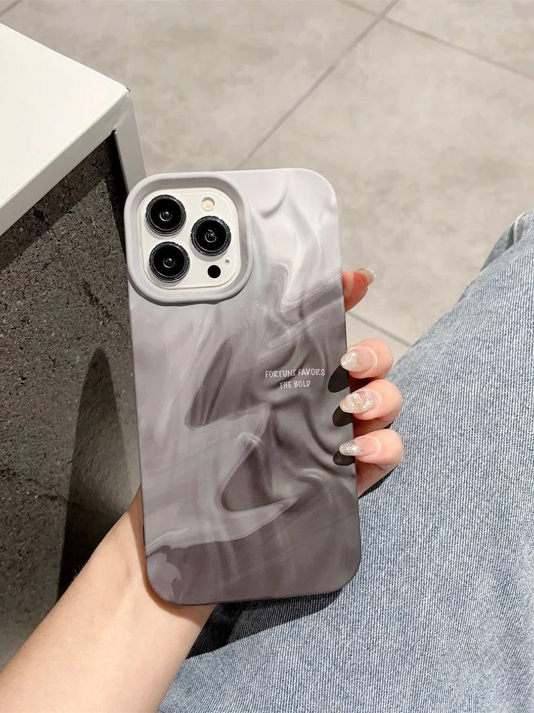 CASE CREATION Set Of 2 Abstract Printed iPhone 16 Pro Max Back Case Mobile Accessories