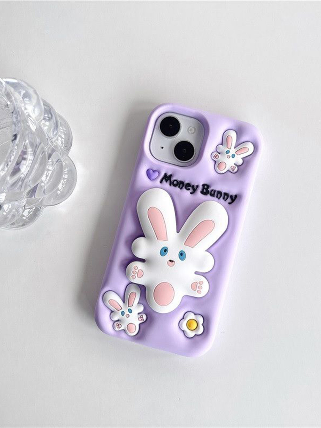 CASE CREATION iPhone 14 Plus 3D Money Bunny Rabbit Pop Bumper Case