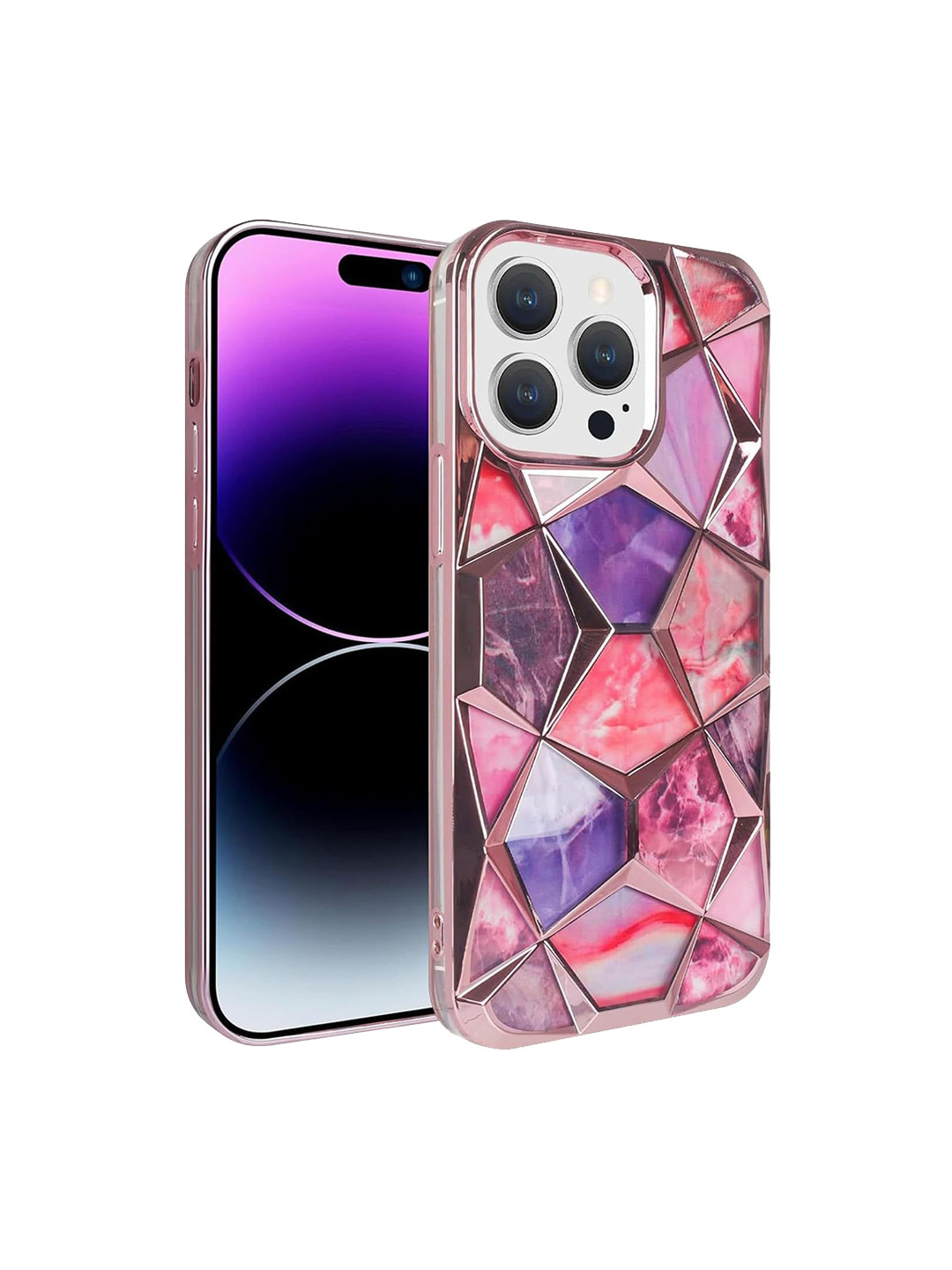 CASE CREATION iPhone 12 3D Diamond Glitter Sparkle Back Case