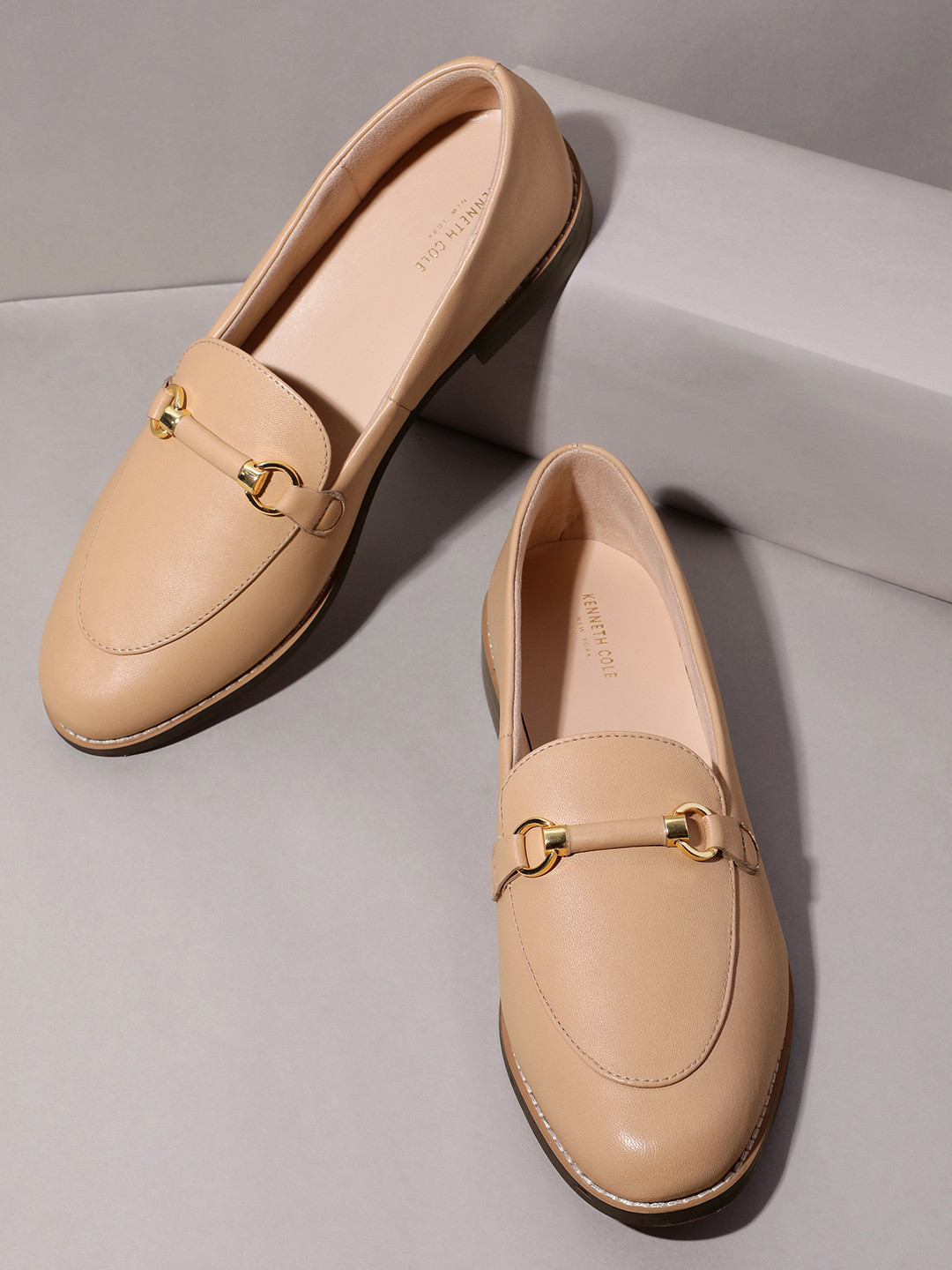 Kenneth Cole Leather Women  Horsebit Loafers