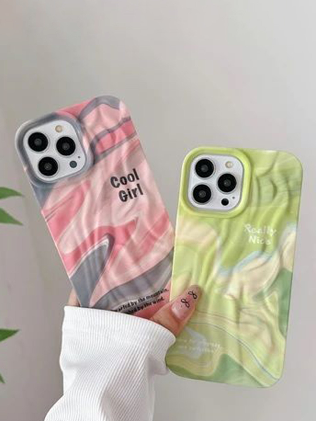 CASE CREATION iPhone 16 Pro Max 3D Luxury Rainbow Cool Girl Back Case