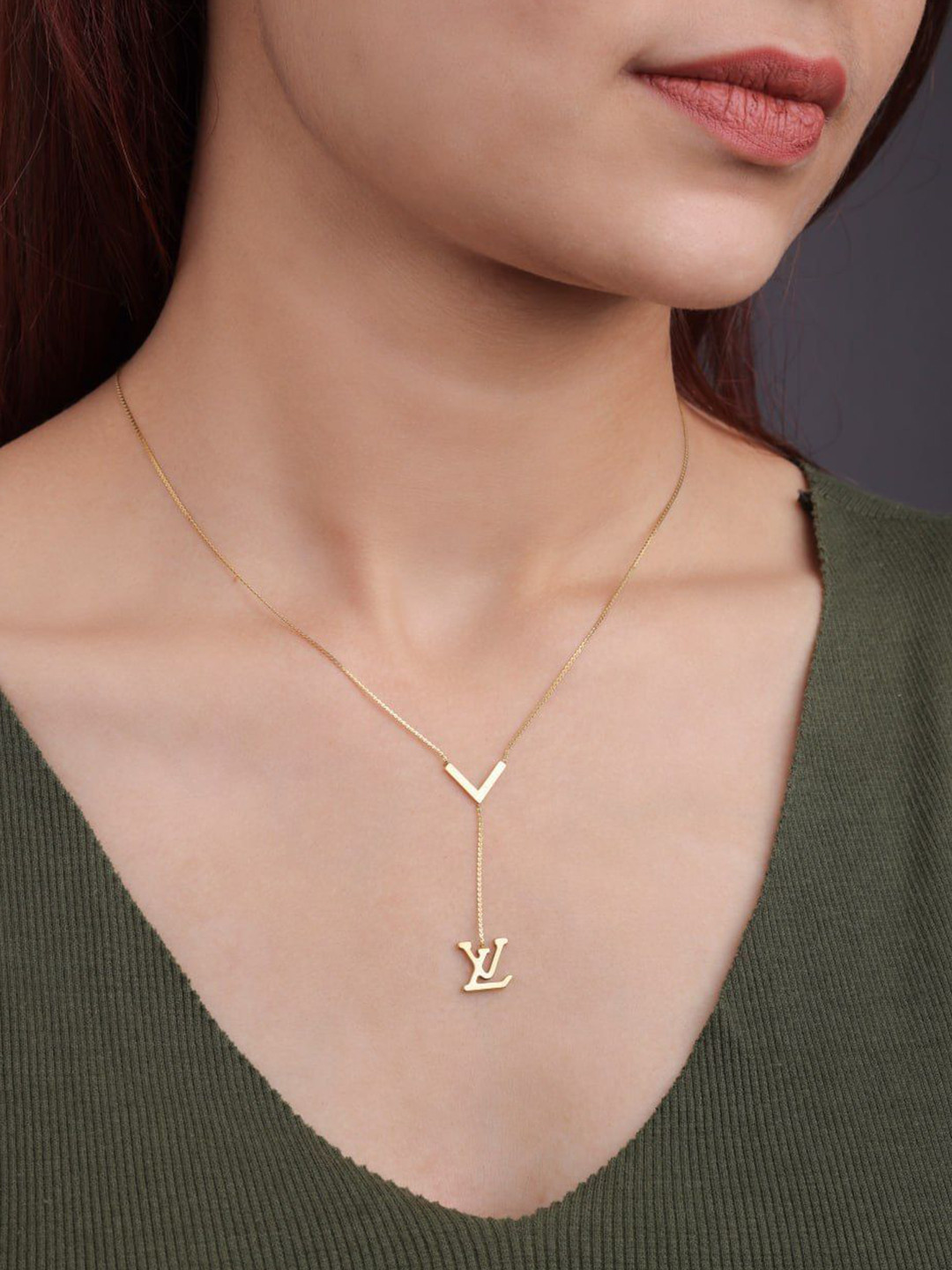 JKL Jewelry Women Gold-Plated Western Necklace