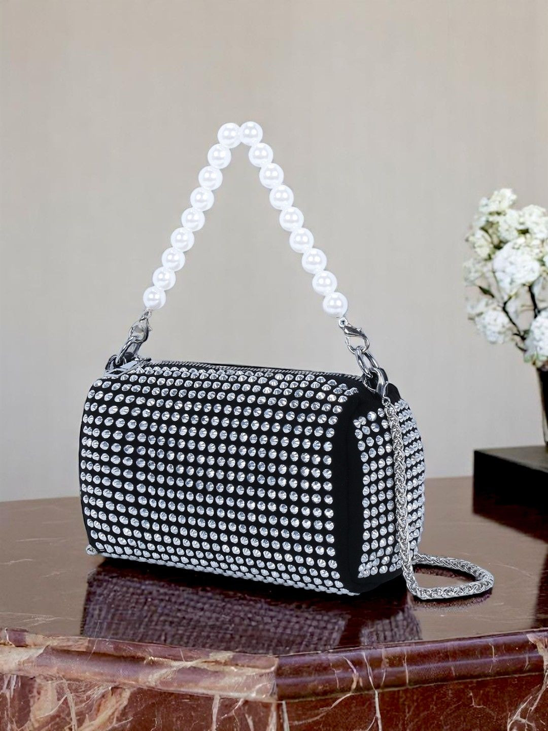 DOSYSO Women Embellished Purse Clutch