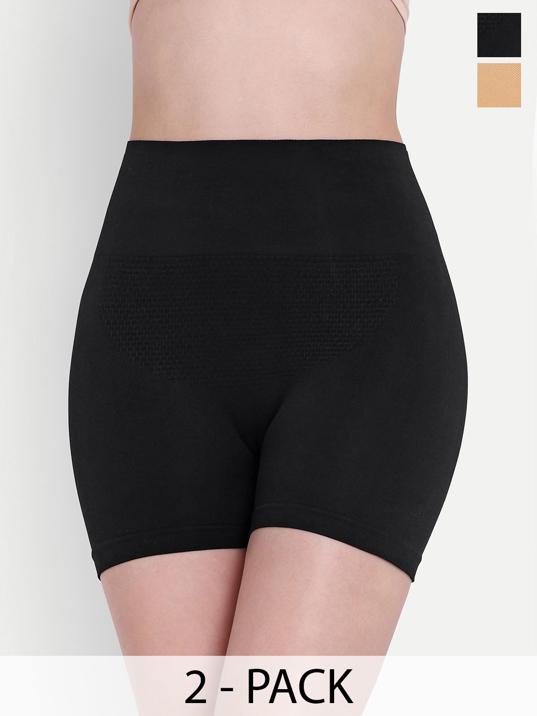 CALBONE Pack Of 2 Seamless High Waist Tummy Tucker Shapewear