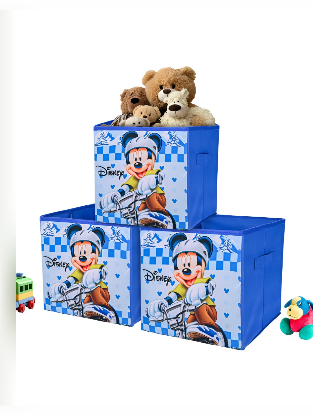Aura Set of 3 Storage Box Mickey Regular Multi-Utility Organisers