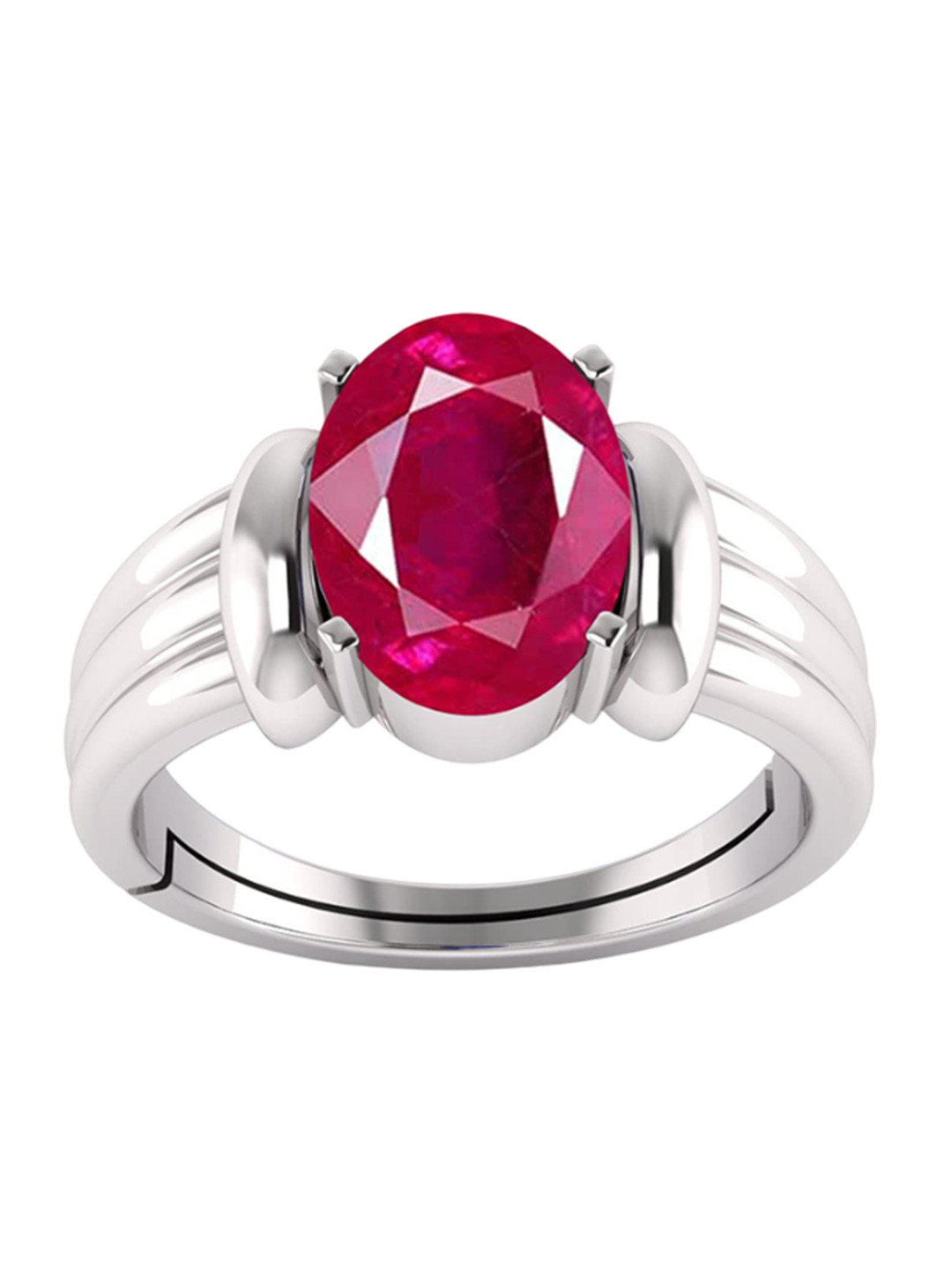 RSPR 14.25 Ratti Gemstone-Studded AdjustableFingerRing