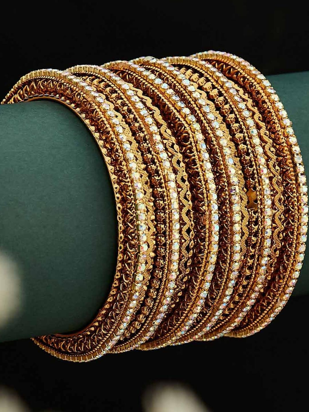 Anouk Gold Brass Bangle