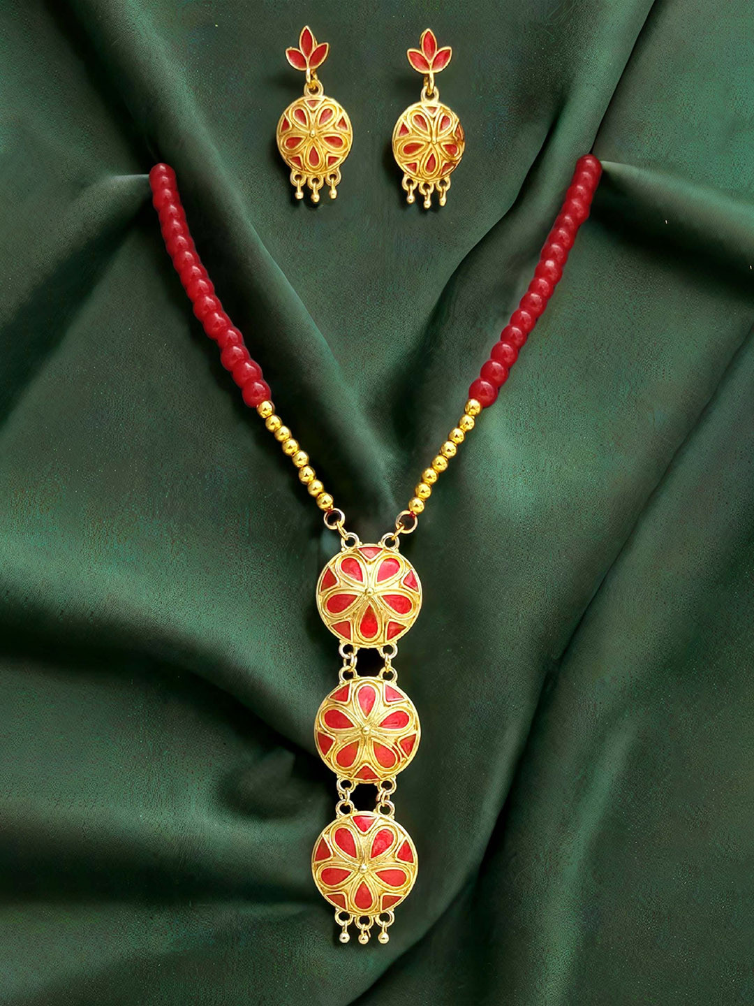 Balaji Gold Women Copper Gold-Plated Pendant