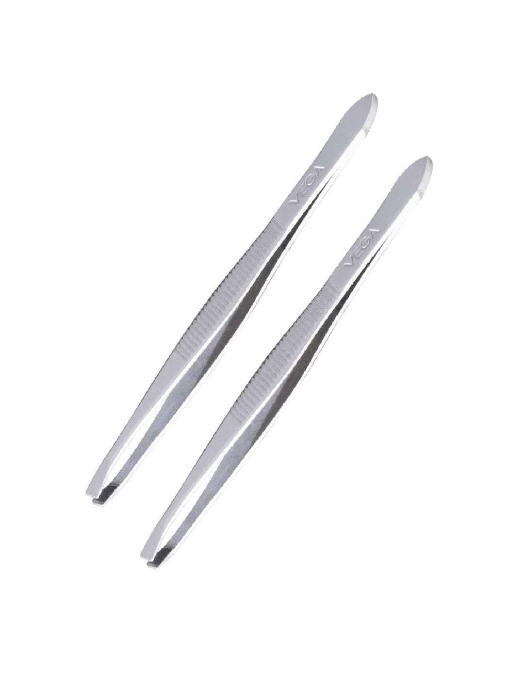 VEGA Set of 2 Tweezer - Silver Toned