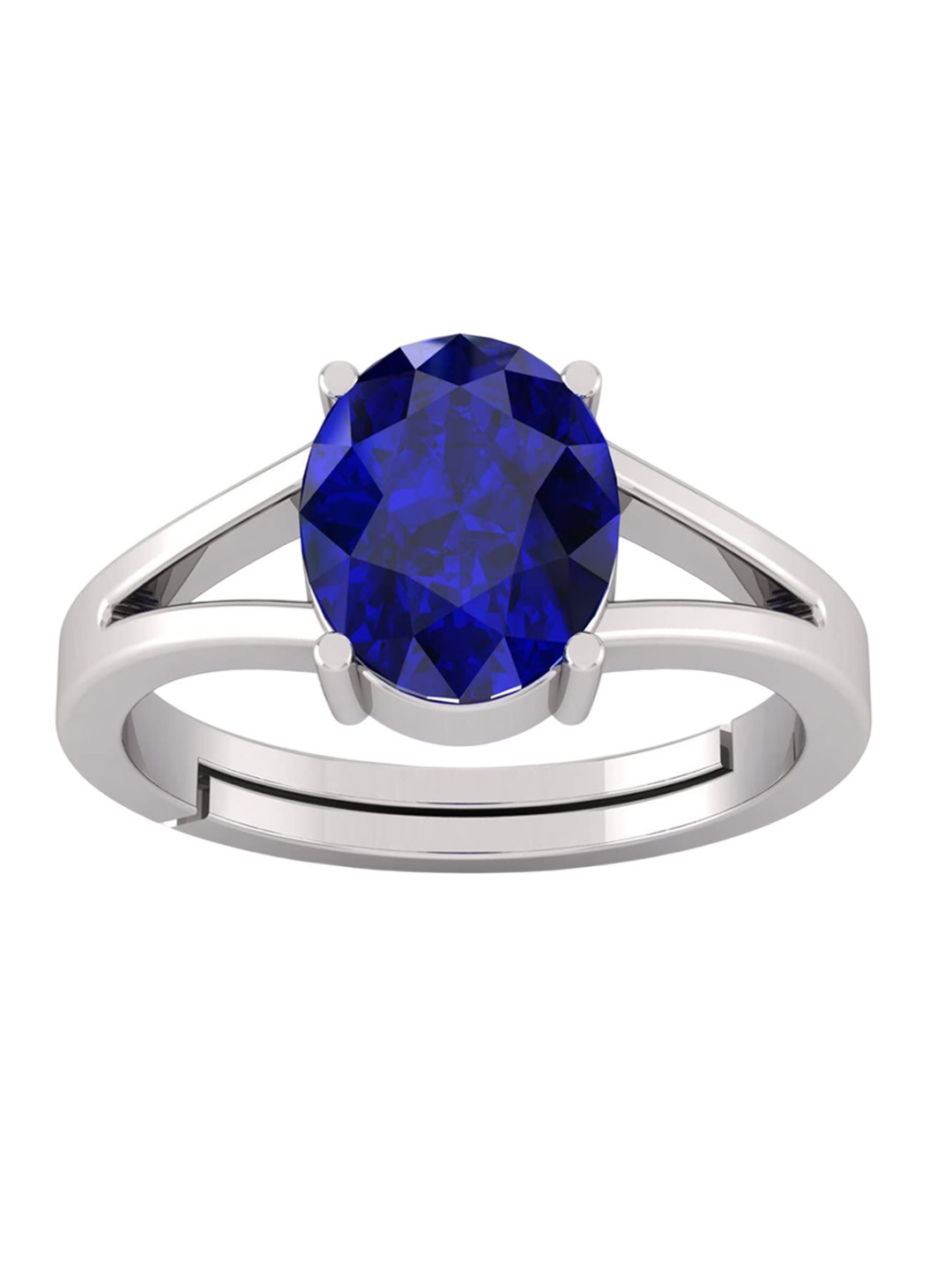 RSPR 6.25 Ratti/5.60 Carat Lapis Lazuli Lajwart Ratna Stone-Studded AdjustableFingerRing