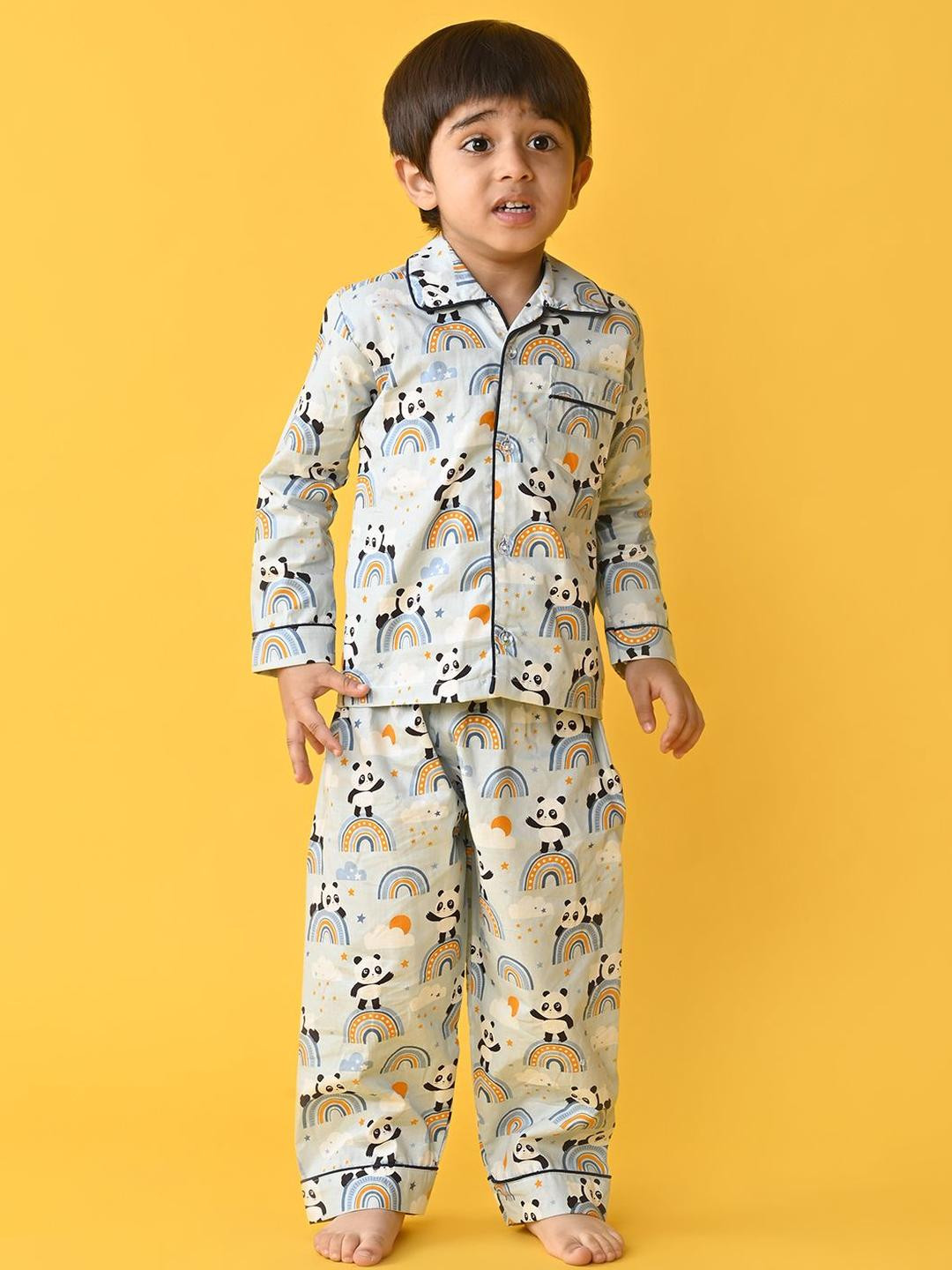 Jam & Sugar Printed Pure Cotton Night suits