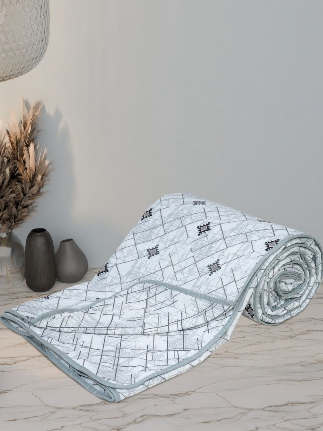 Florida Nova Ethnic Motifs Printed AC Room Cotton Reversible Double Bed Dohar