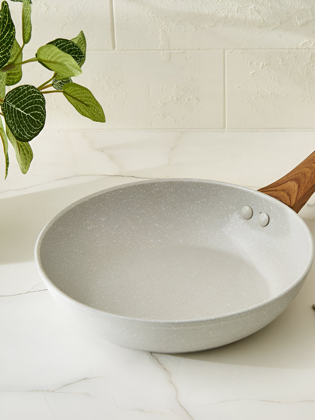 Home Centre Allure Lian Aluminium Non Stick Frying Pan - 21cm