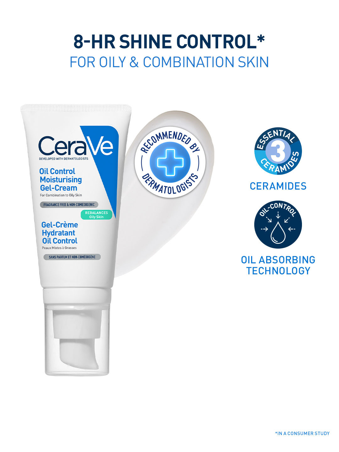 CeraVe Oil Control Gel-Cream Lightweight Moisturizer - 52 ml