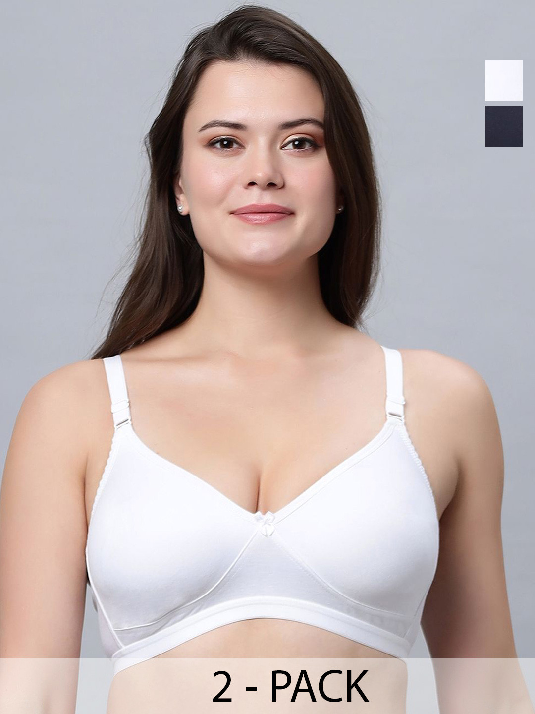 Eden Pack Of 2 T-Shirt Bra All Day Comfort Full Coverage