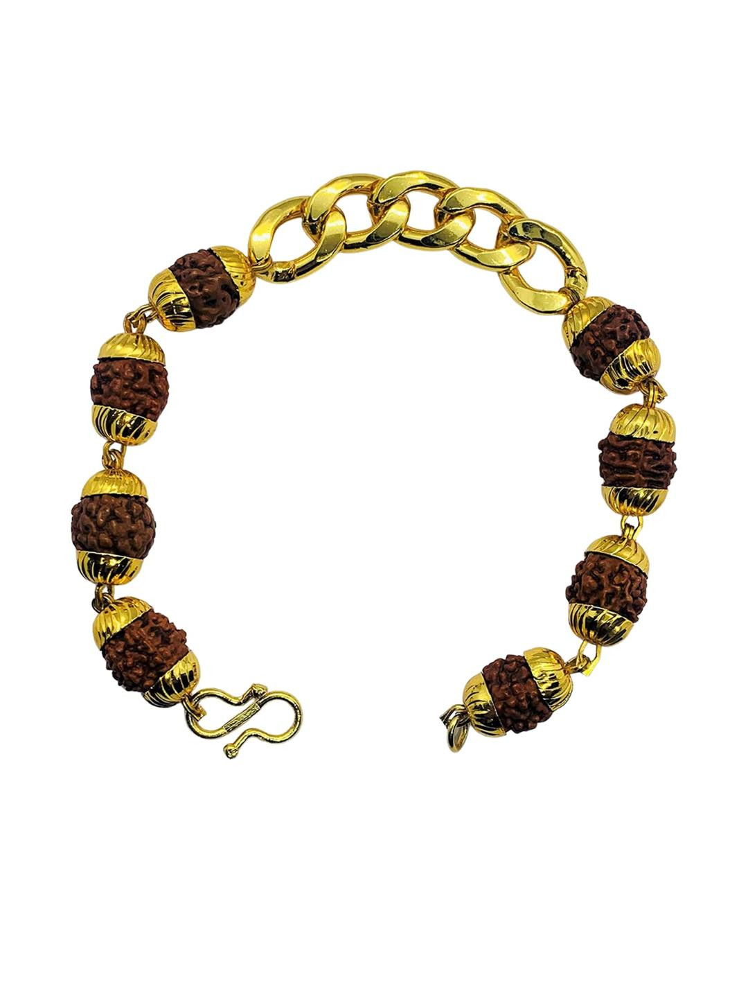 Apnisanskriti Unisex Rudraksha Designer Bracelet