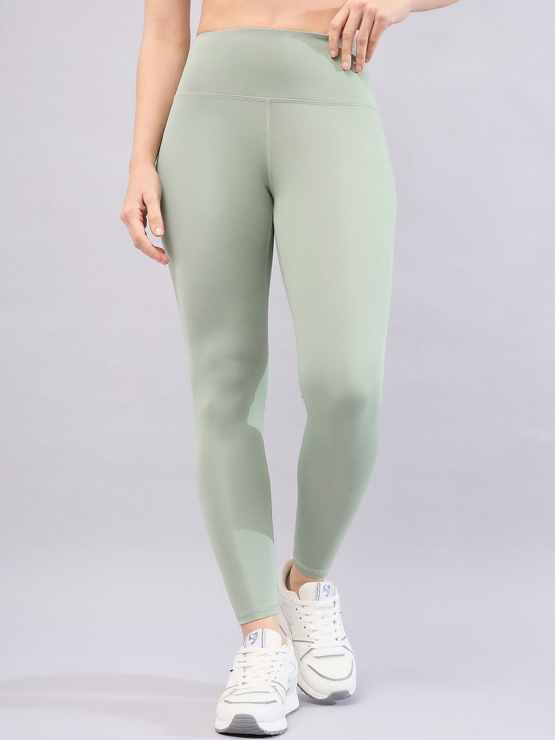 SG High Waist Ankle Length Four-Way Stretchable Gym Tights