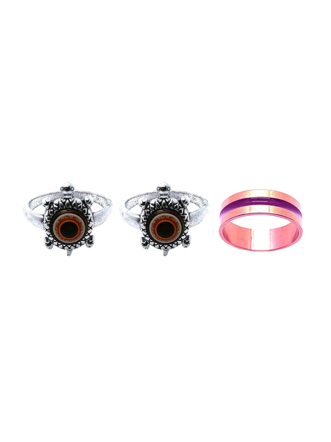 Dynamic Retail Global Red Alloy Finger Ring