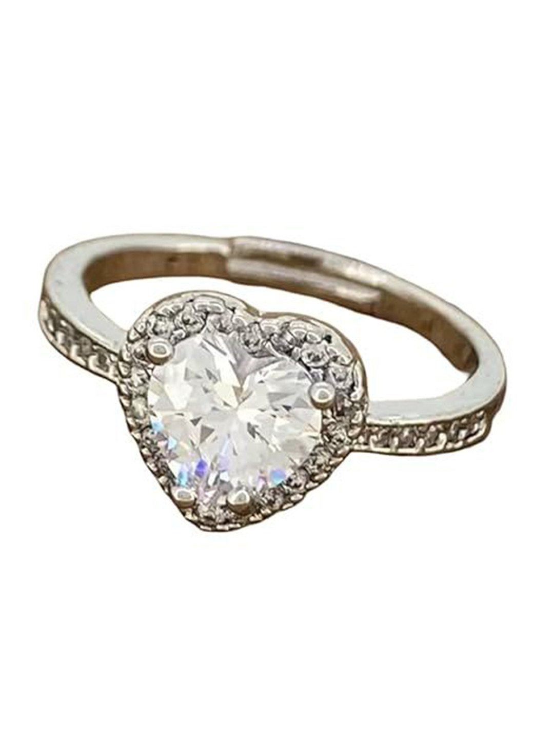 ISHI New York Rhodium-Plated Promise Ring