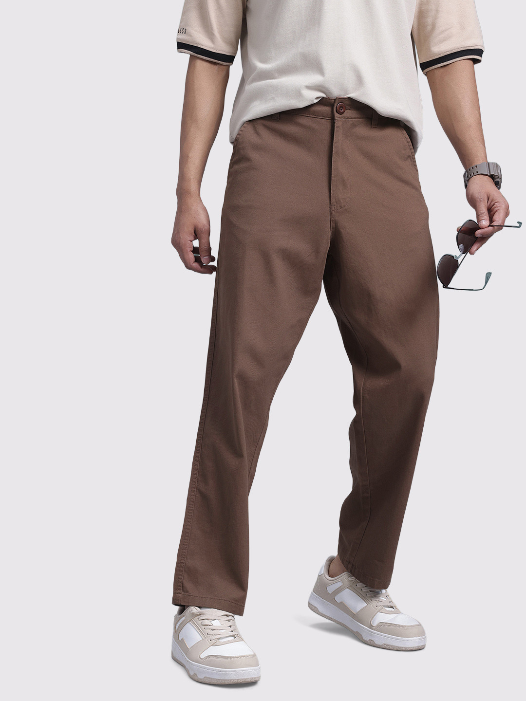 The Roadster Life Co. Men Relaxed Fit Chinos