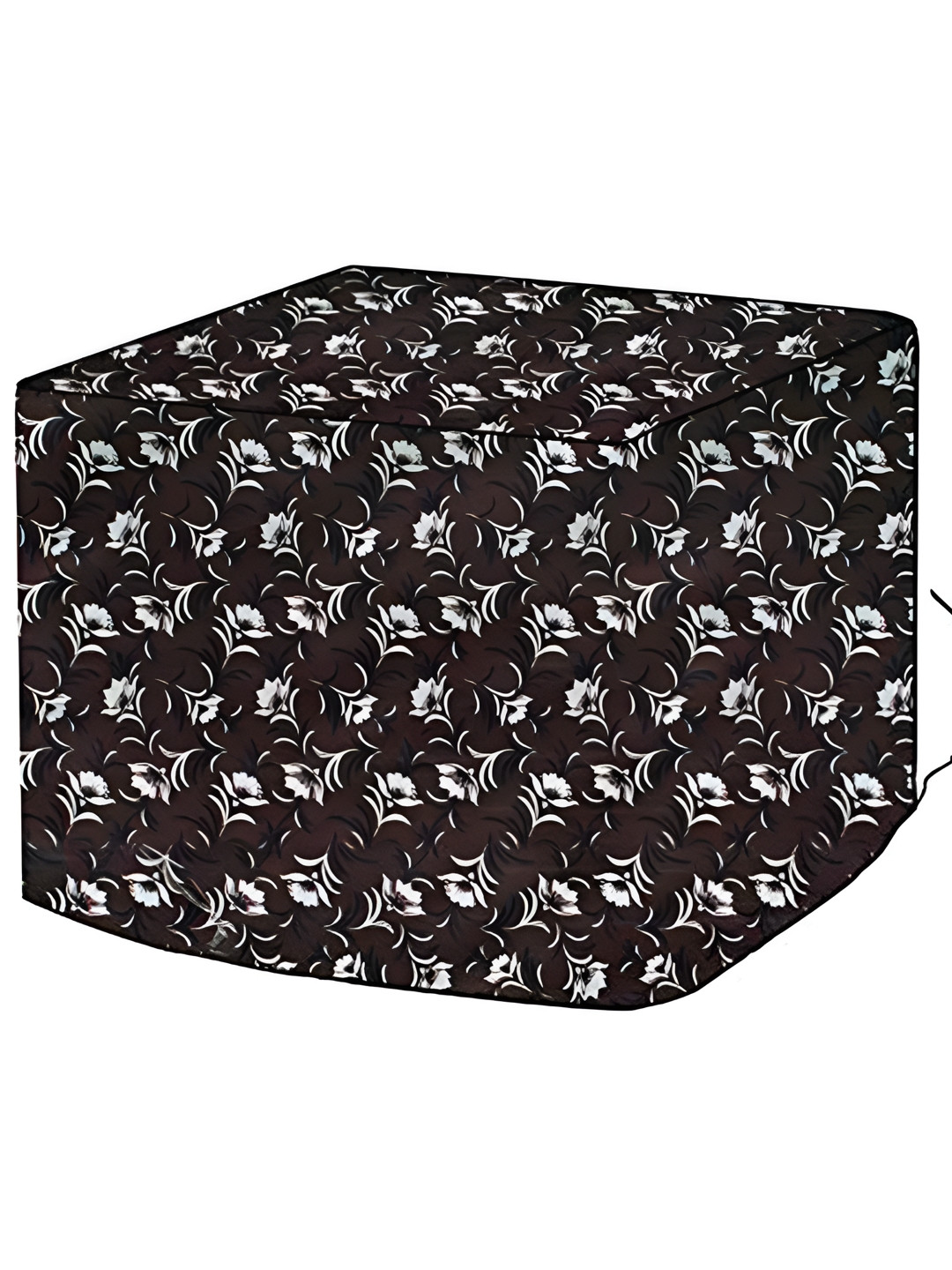 Kalra Magic Brown & White Printed Waterproof 1.5 Ton Window Air Conditioner Cover