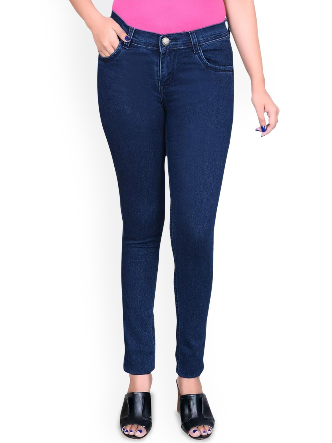 Cheenu Garments Girls Regular Fit Mid-Rise Jeans