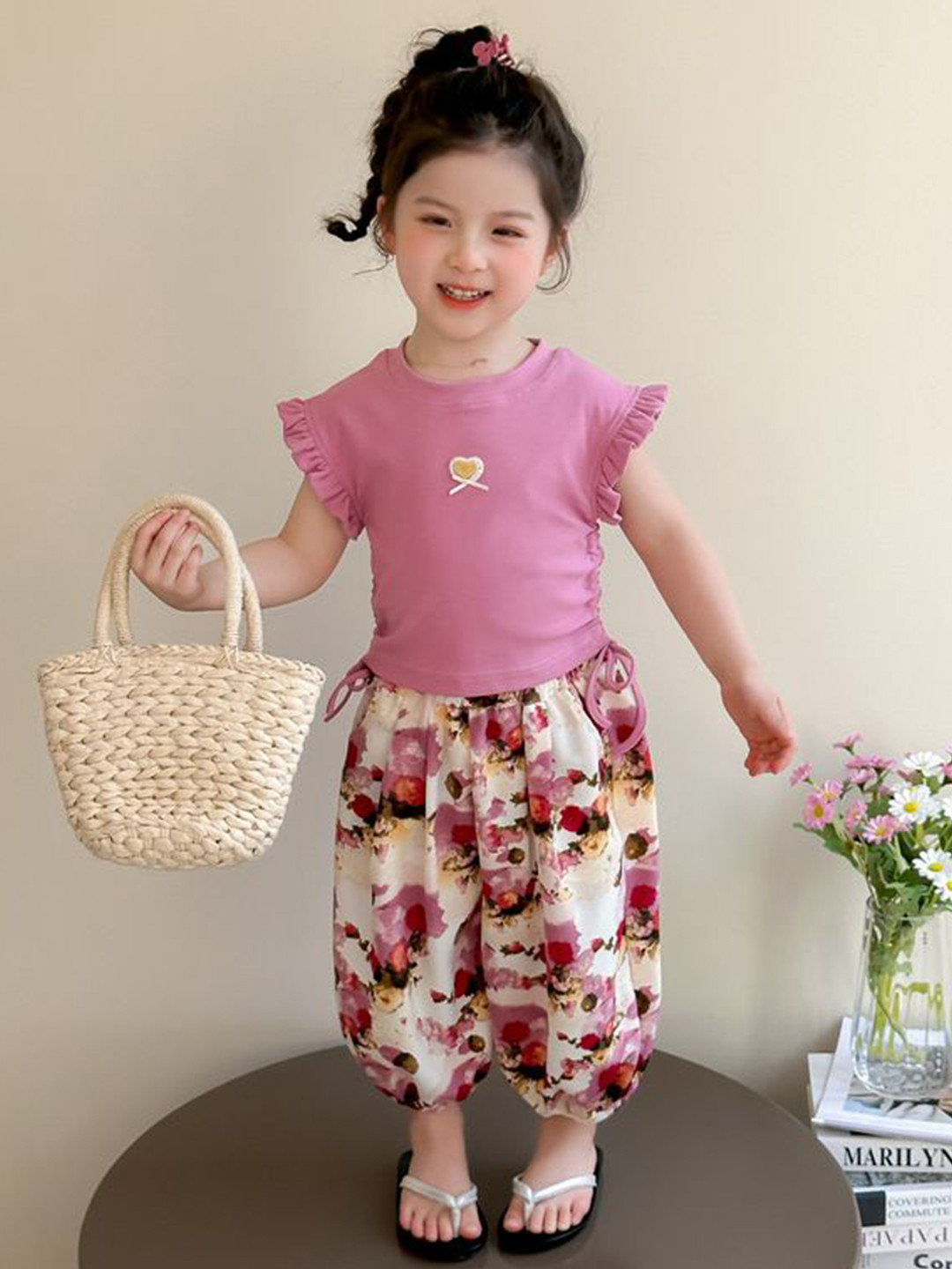 StyleCast x Revolte Girls Short Sleeves Top With Pyjamas