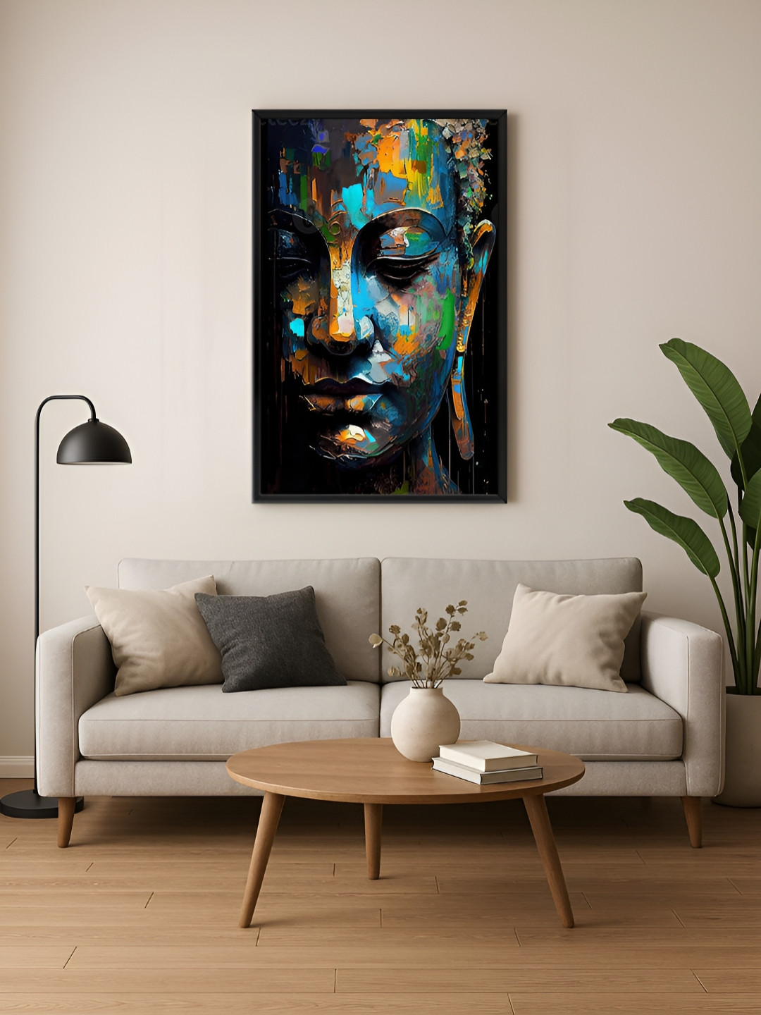 999Store Abstract Buddha Canvas Other Wall Paintings