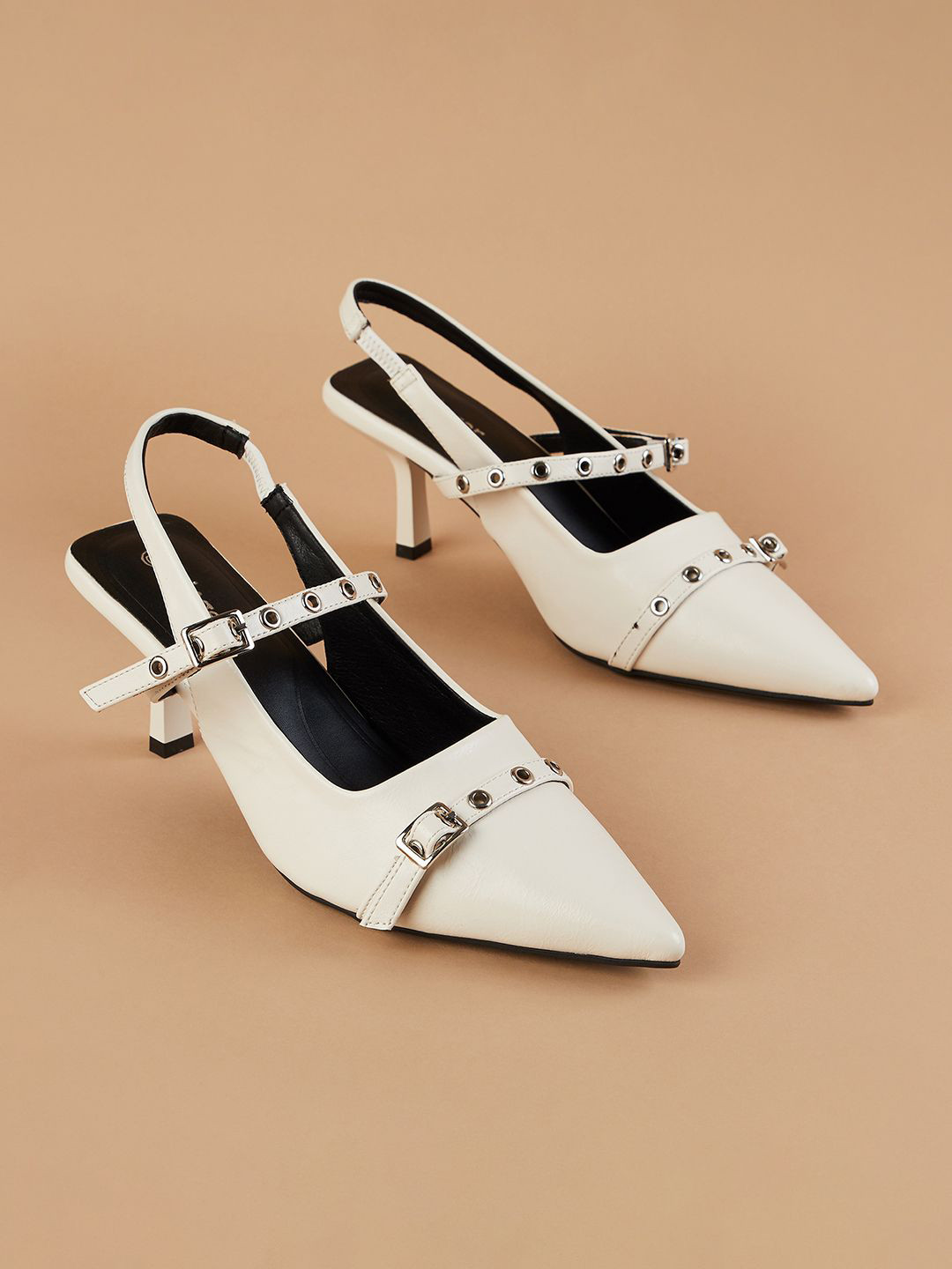 Ginger by Lifestyle Women Kitten Heeled Sandals