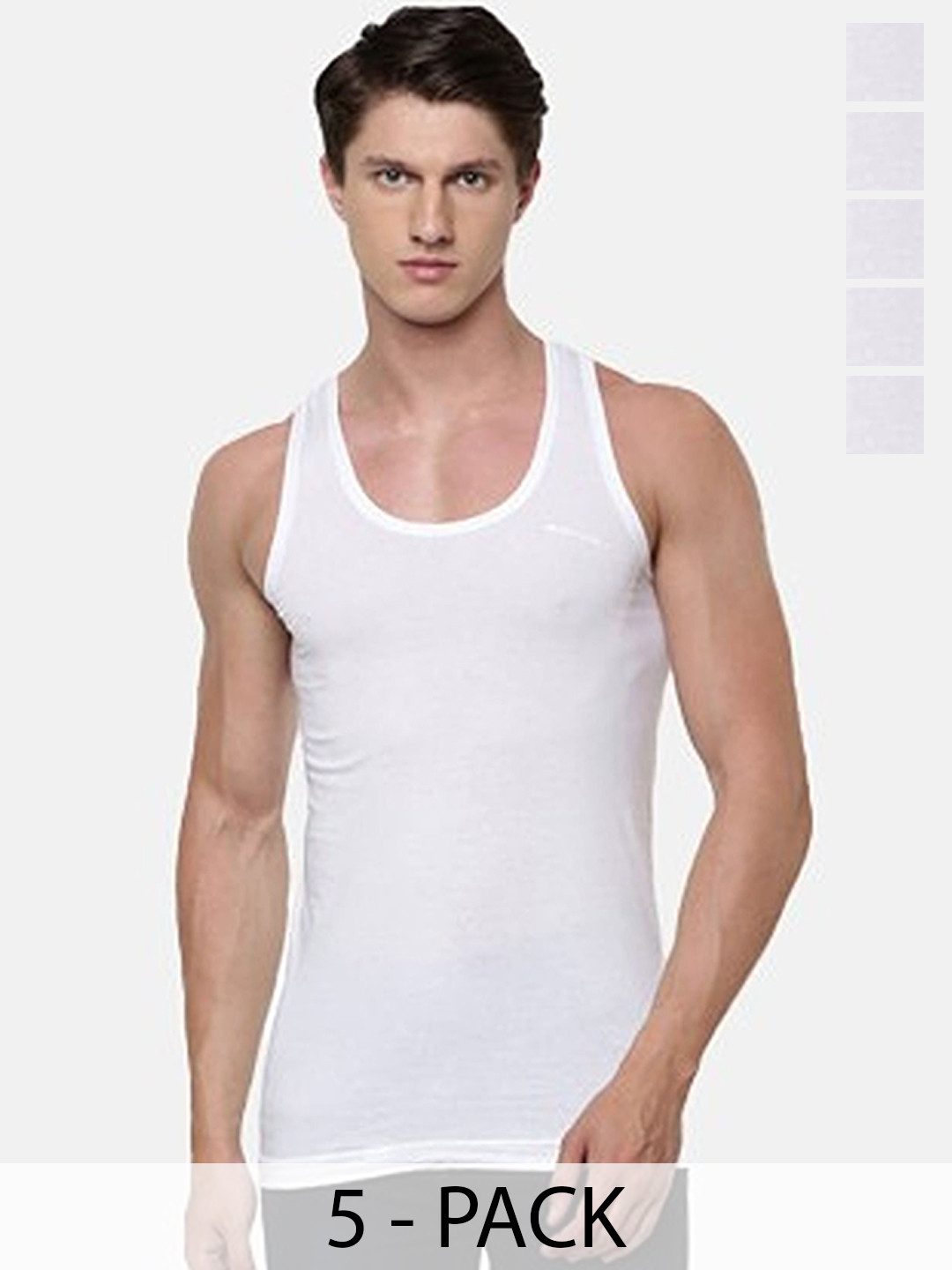 CAVENDERS 5-Pcs Pure Cotton Breathable Innerwear Vests C17=-SWIFT---5- ---85