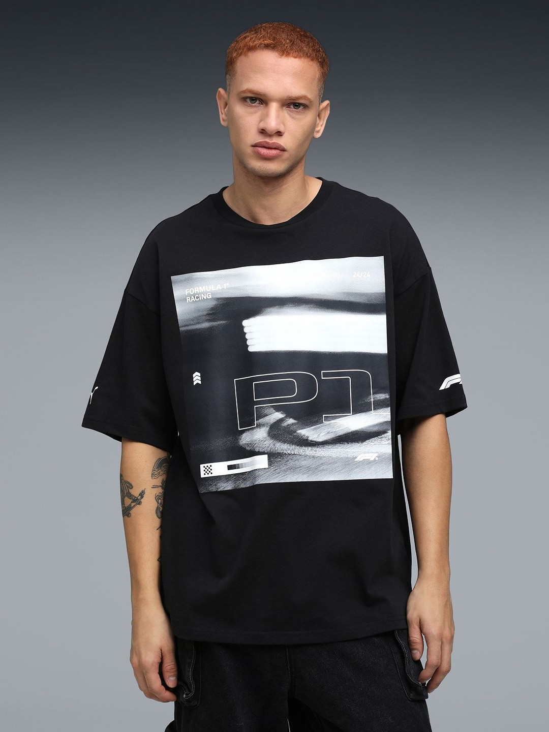 PUMA Motorsport Men F1 Lifestyle Racing Printed Cotton T-shirt