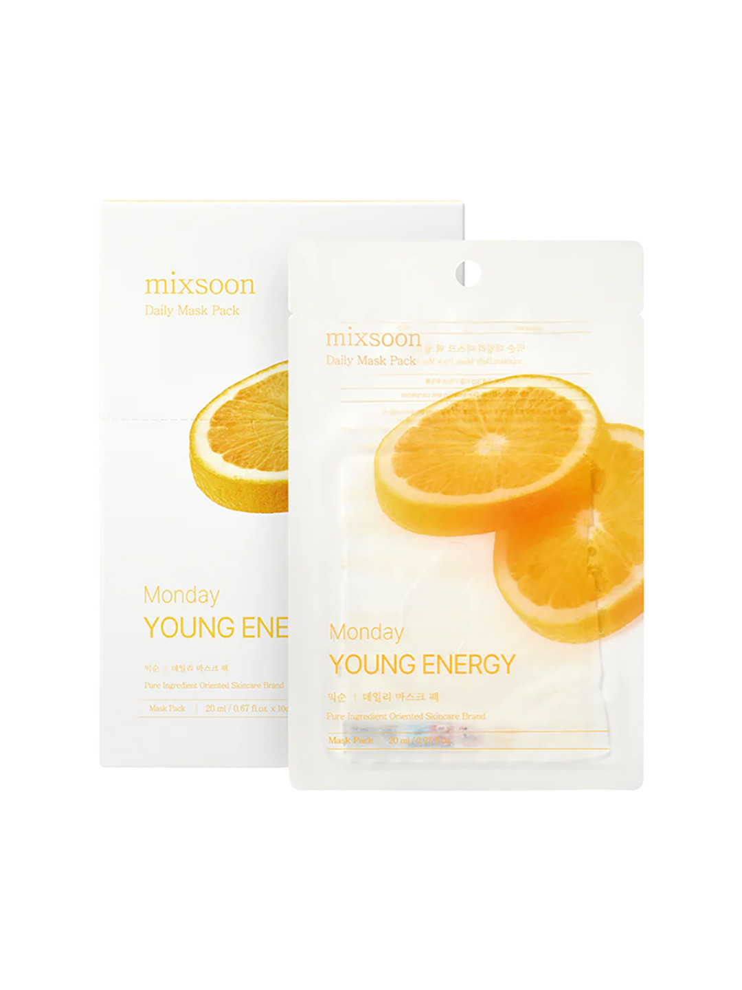 Mixsoon Daily Mask Pack Monday Refreshing & Hydrating Face Mask for Fresh Start - 20 ml