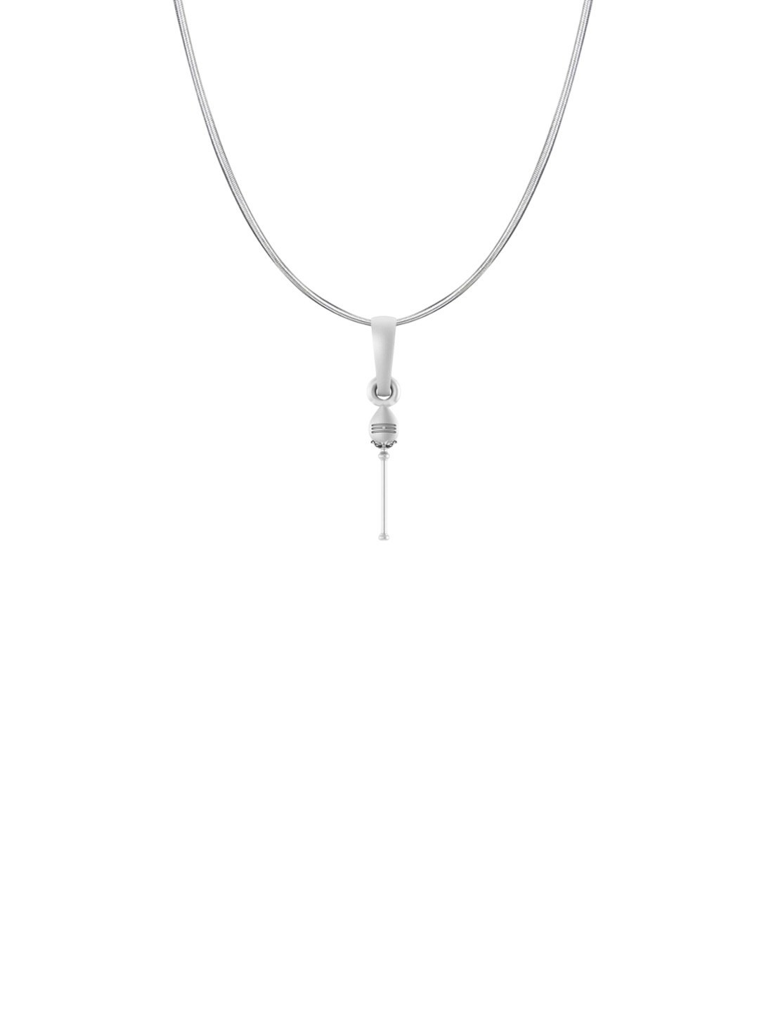 AKSHAT SAPPHIRE Men Contemporary Vel Pandel Pendants with Snake Chains