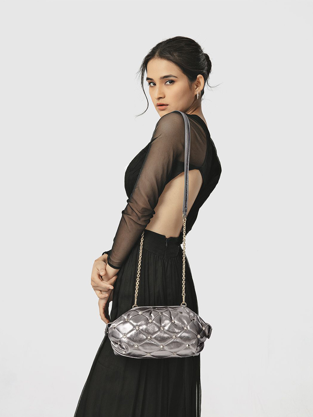 SENNES Self Design Crossbody Leather Sling Bag