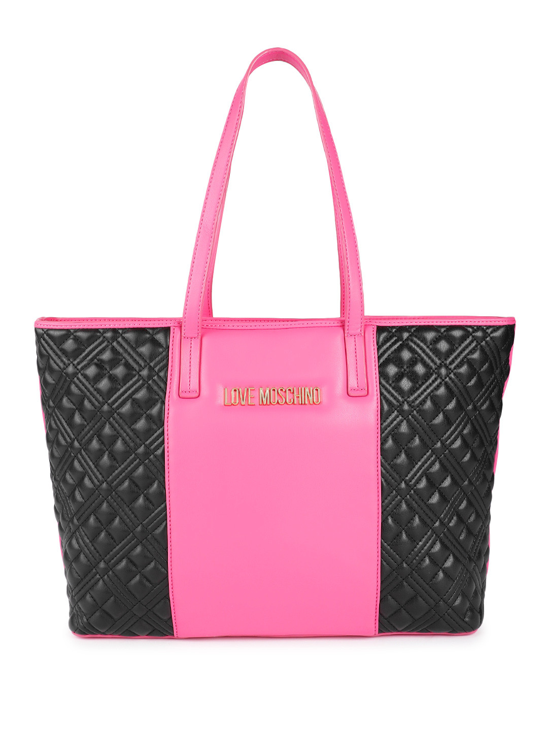 LOVE MOSCHINO Colourblocked Quilted Shoulder Bag