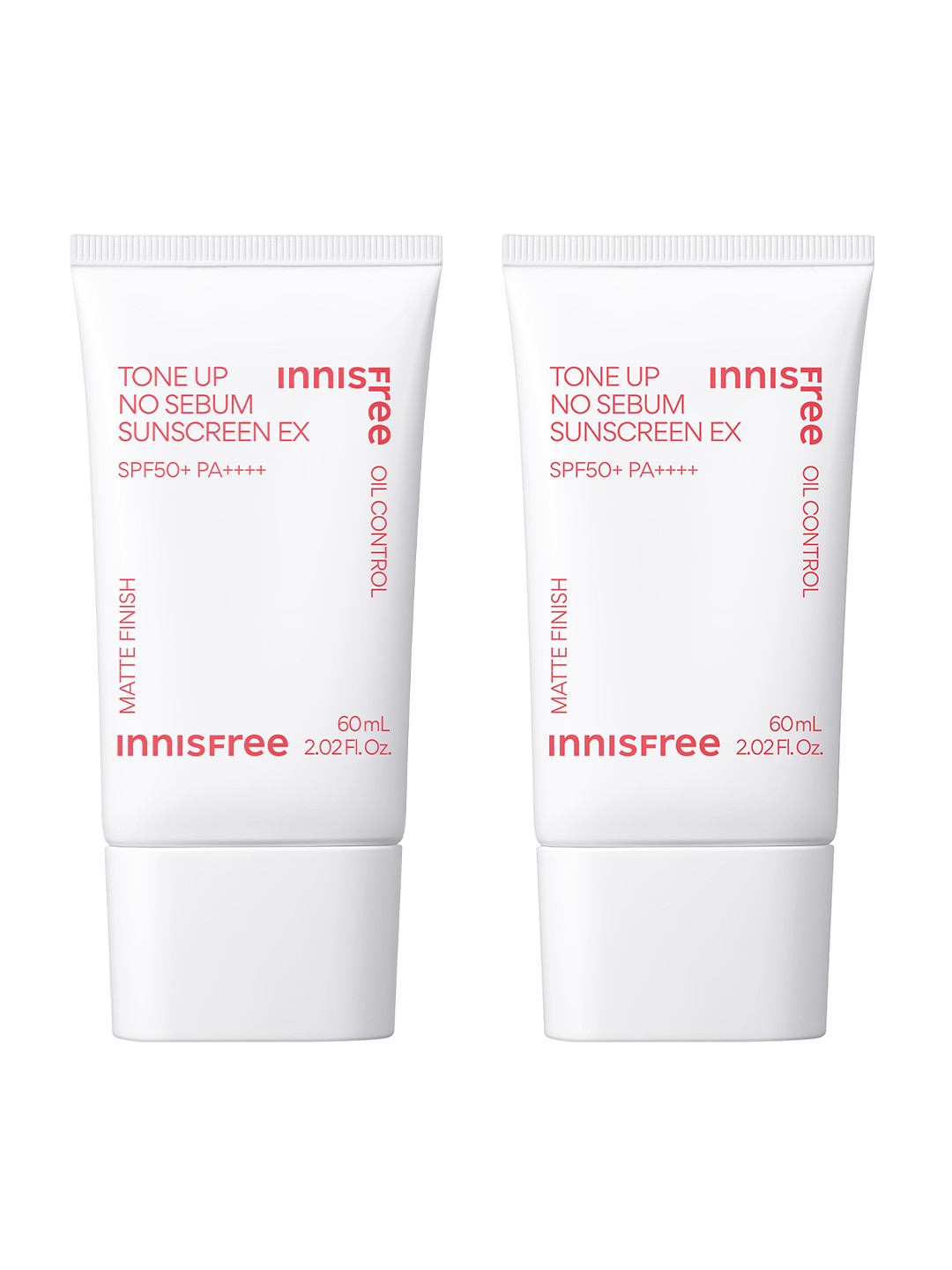 Innisfree Set of 2 Tone Up No Sebum Sunscreen SPF50+ PA++++ - 50ml each
