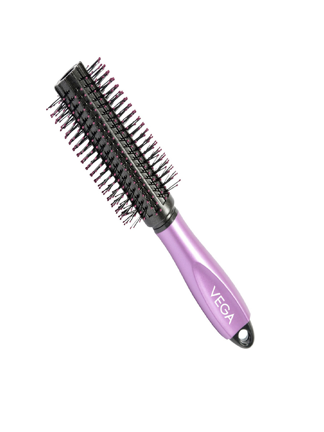 VEGA Round Hair Brush with Cleaning Comb E18-RB