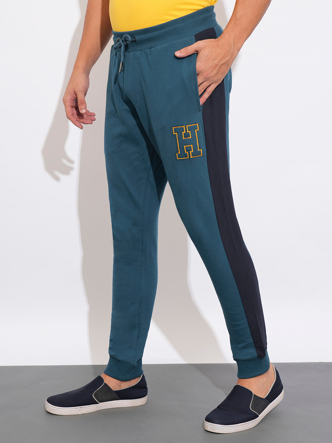 Being Human Men Side Stripe Applique Detail Track Pants