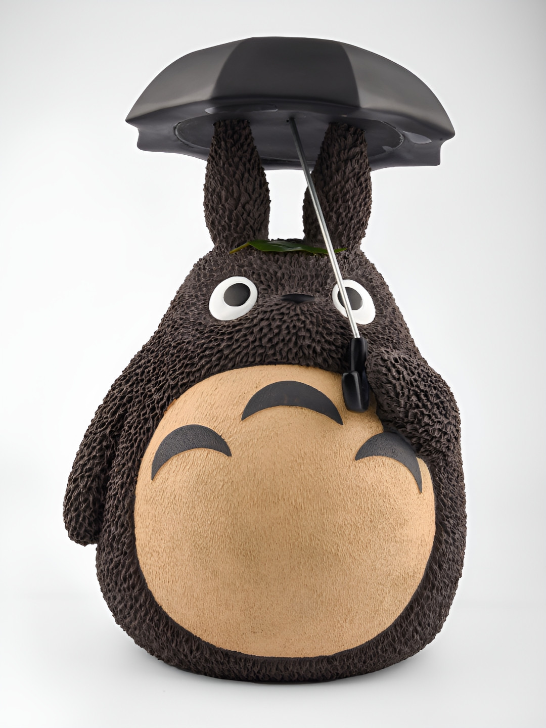 COMICSENSE My Neighbour Totoro Anime Forest Spirit Grey Polyresin Matte Study Room Large Showpiece - 15.7 Inches