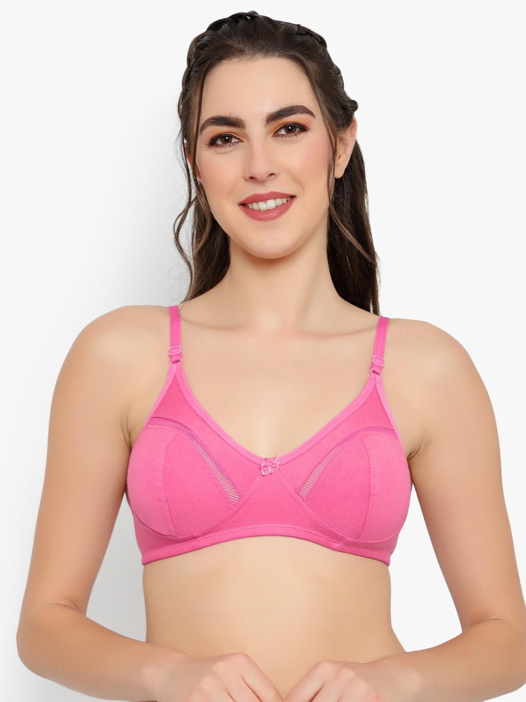 GuSo Shopee Pink Everyday Cotton Bra