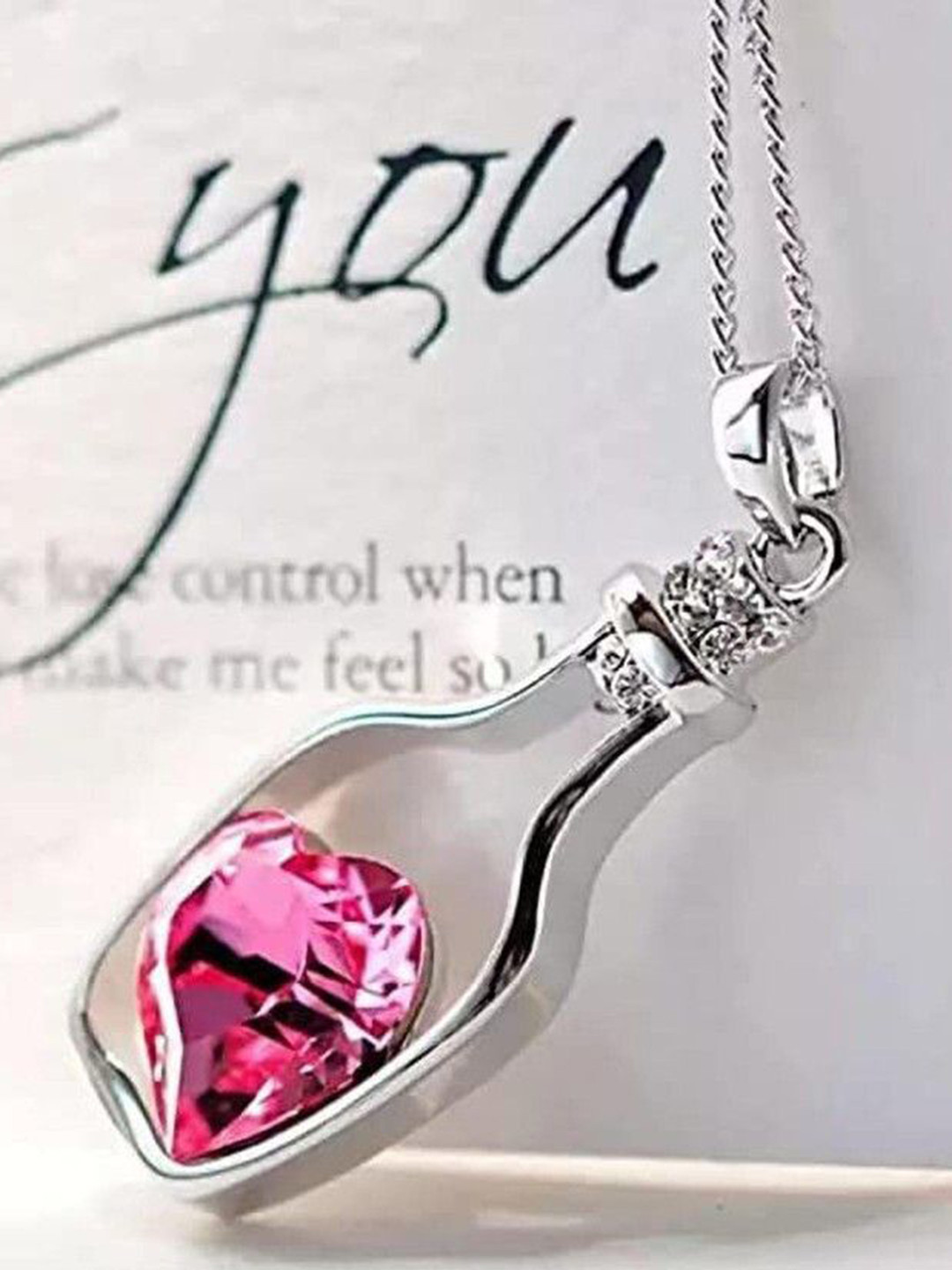 Crazy Fashion Oval Pendants with Chains