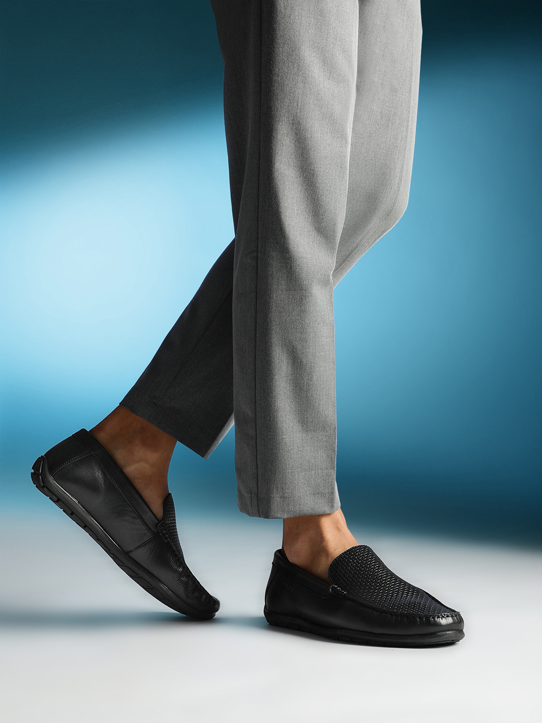 Nautica Men Textured Everyday Loafers
