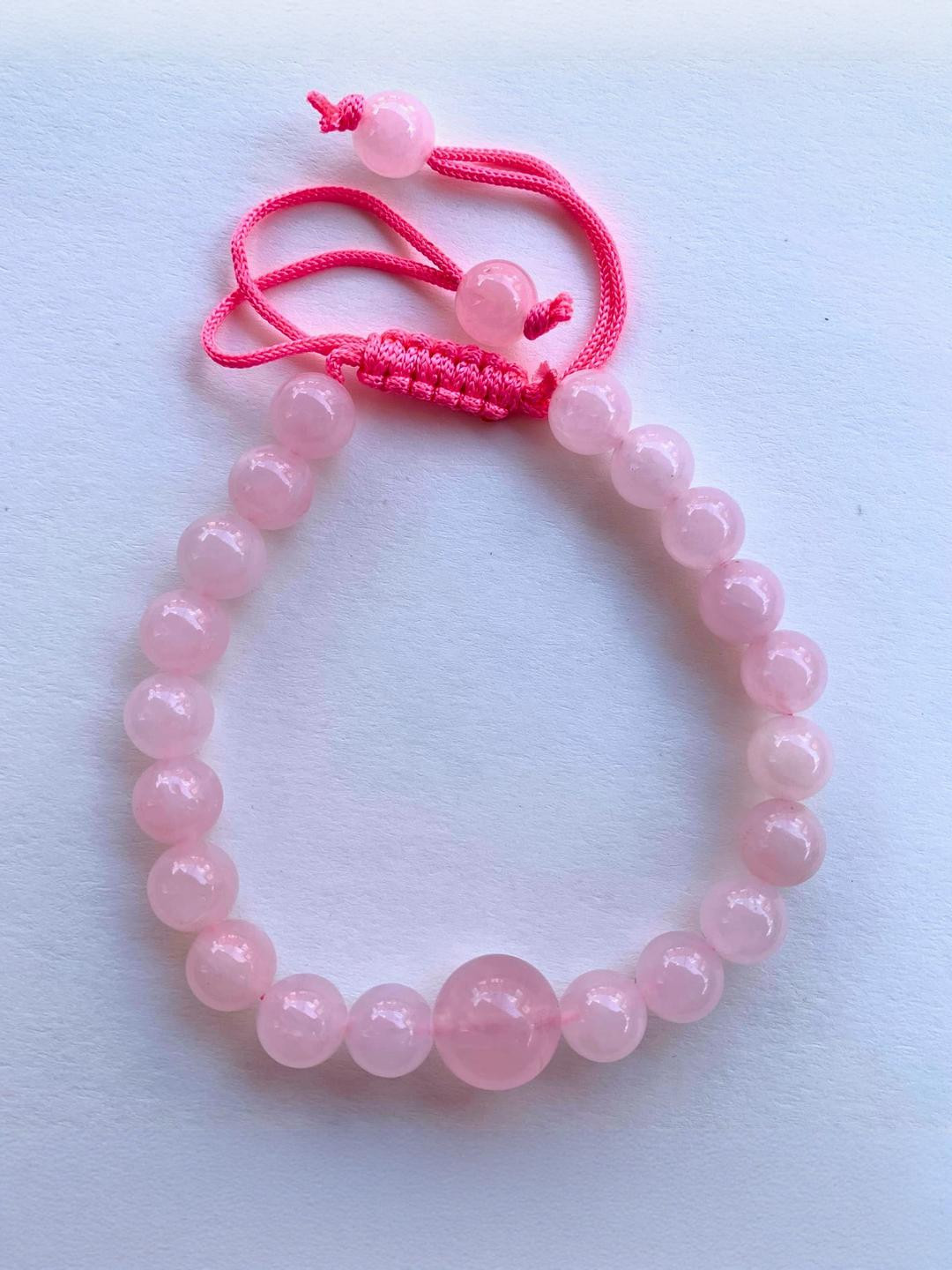 Apnisanskriti Unisex Rose Crystal Stone Bracelet