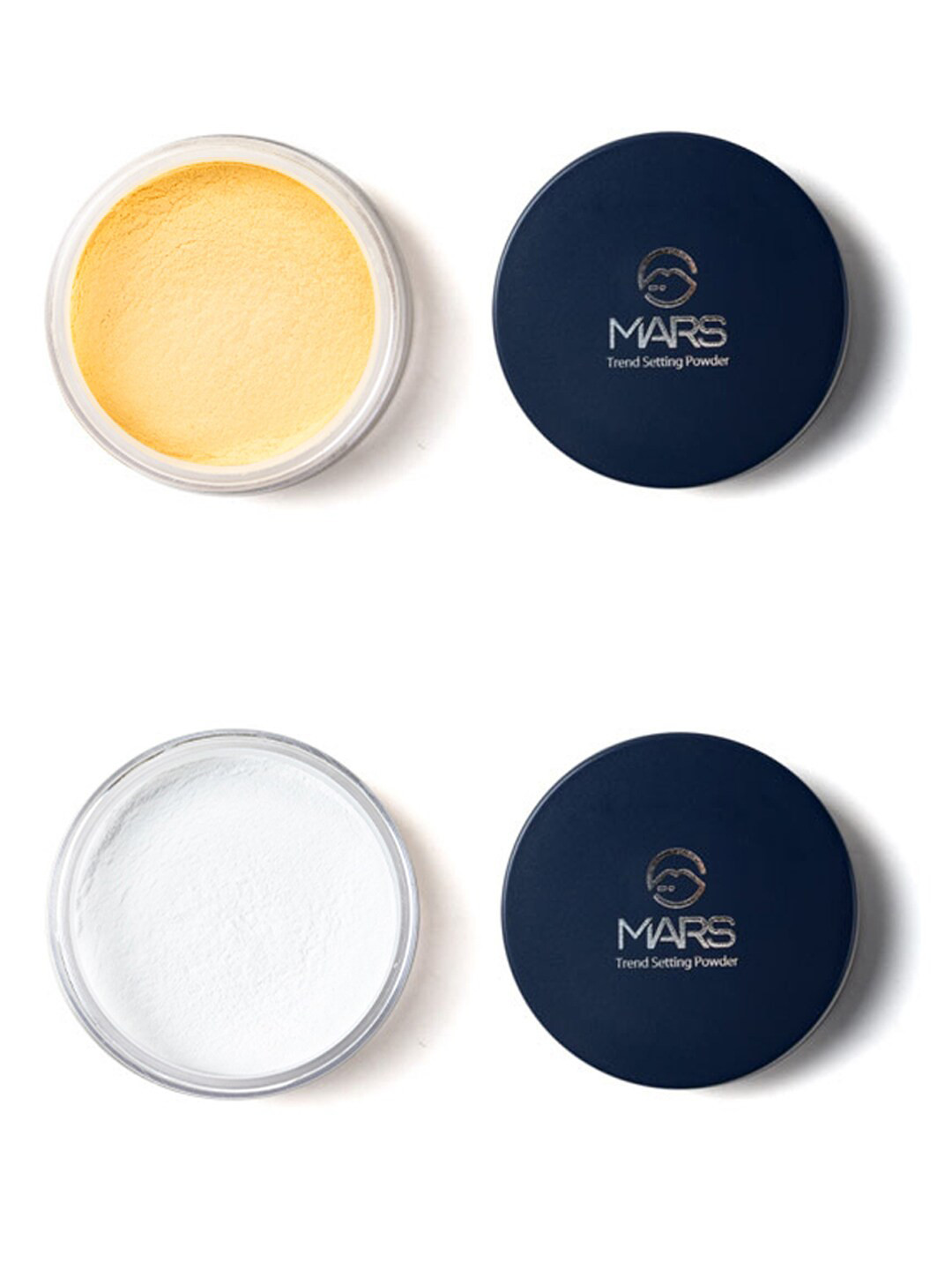 MARS Set of 2 Trend Setting Ultra Fine Loose Powder - Banana & Matte Translucent