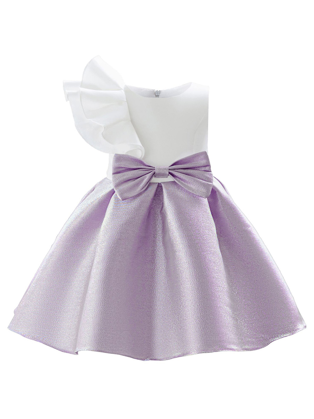 StyleCast x Revolte Girls 1 Colourblocked Gathered or Pleated Fit & Flare Midi Dress