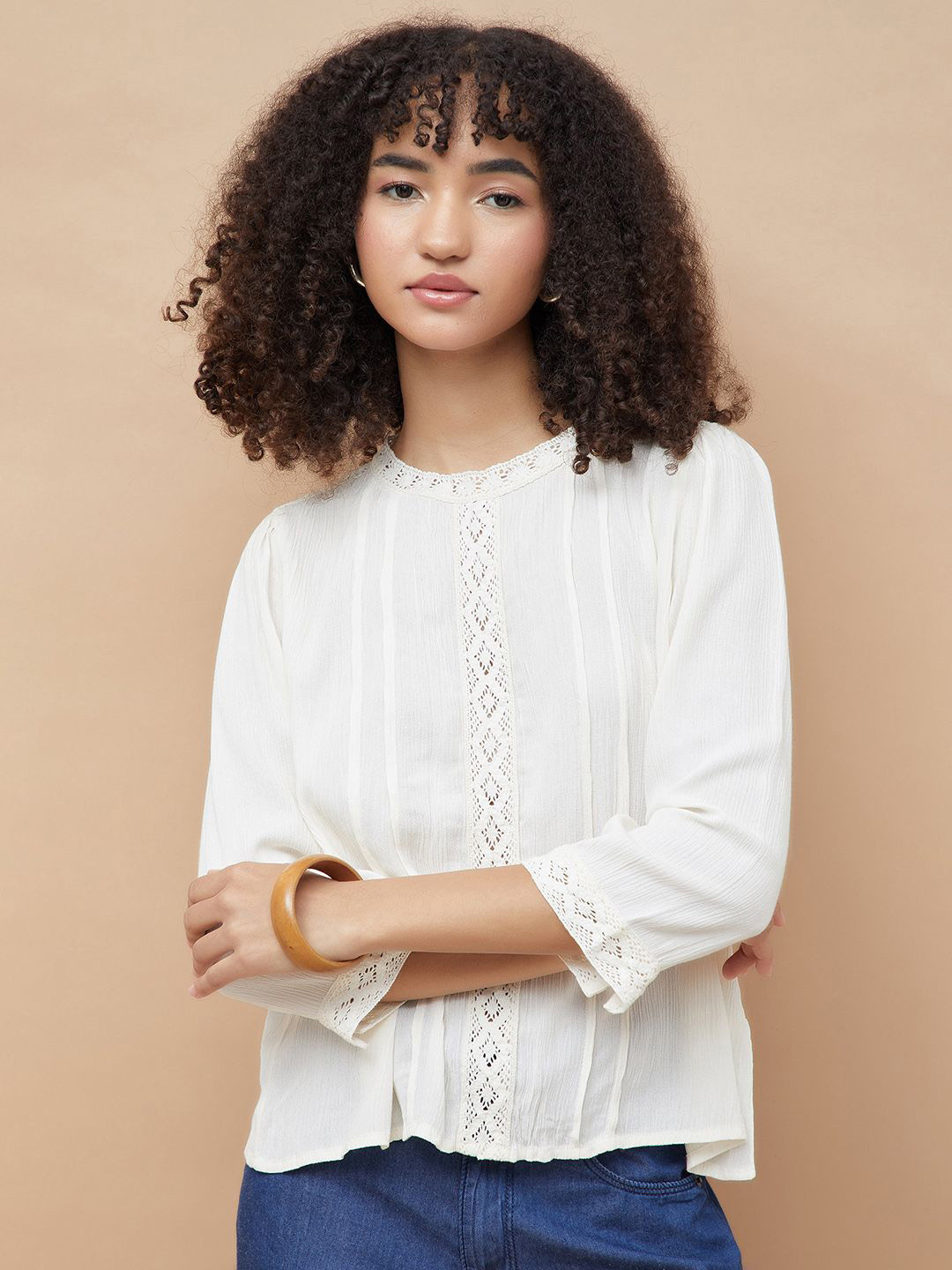 Fame Forever by Lifestyle Women Puff Sleeve Top