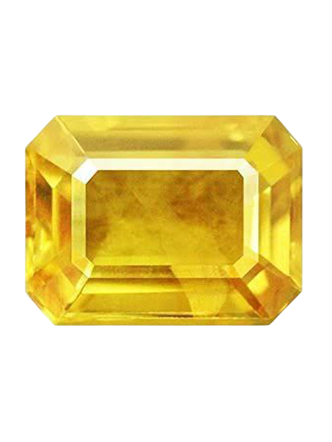 RSPR Natural Pukhraj 9.25 Ratti Untreated Ceylon Sapphire Gemstone Adjustable Finger Ring