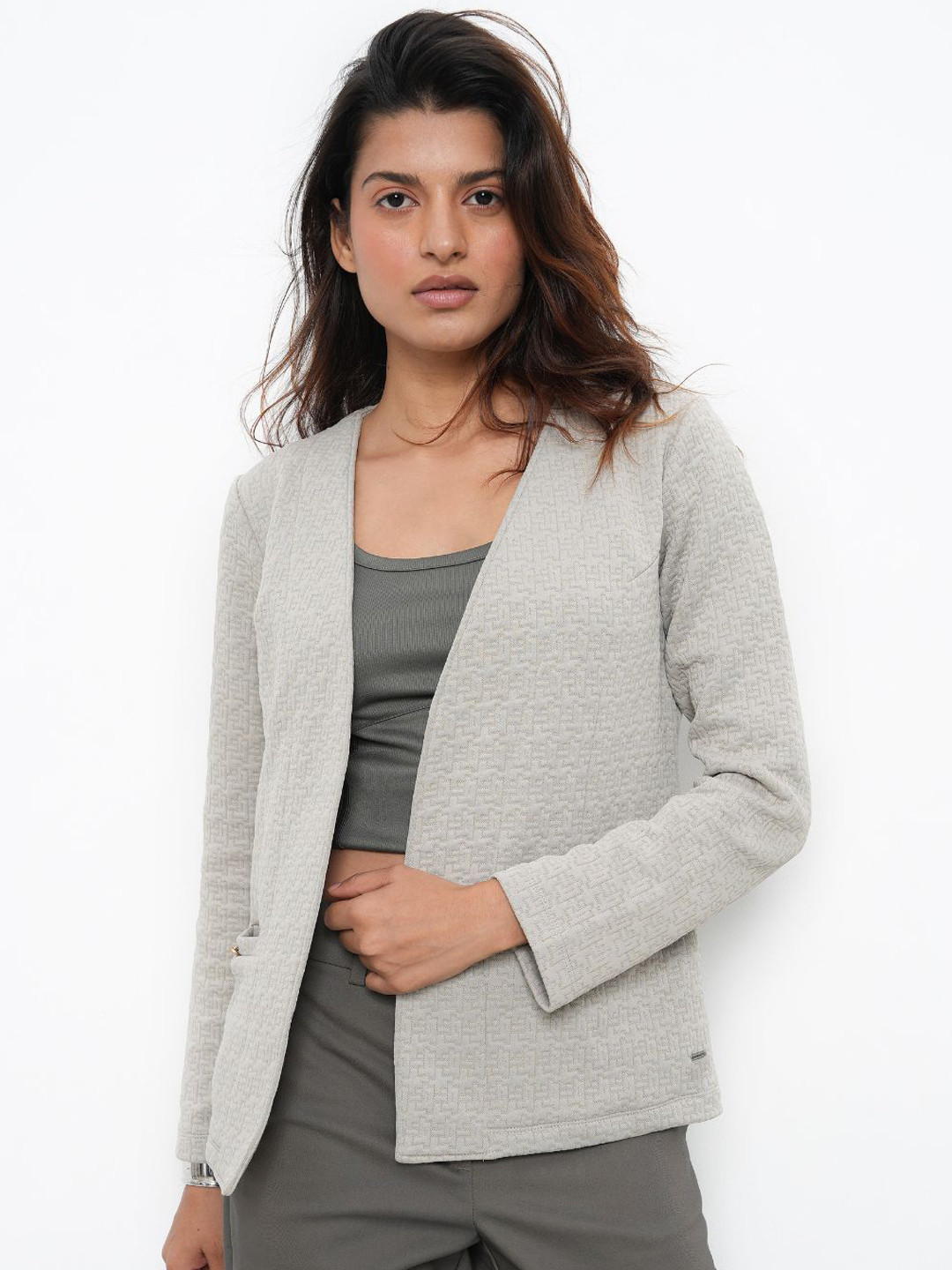 Bonnaty Self-Design Front Open Coat